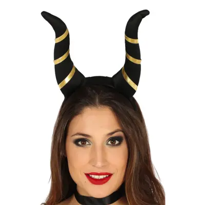 Svarta Horn Diadem - One size