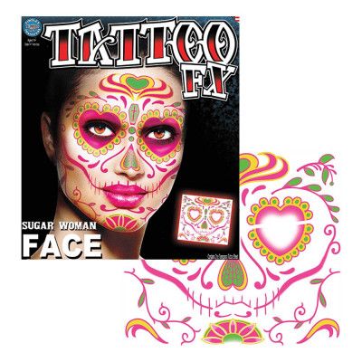 Tattoo FX Sugar Woman Face