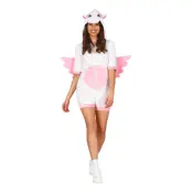 Unicorn Jumpsuit Kort Maskeraddräkt - Medium
