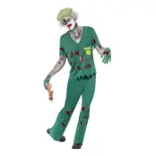 Zombie Ambulansförare Maskeraddräkt - Medium