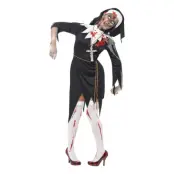 Zombie Nunna Maskeraddräkt - Small