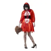 Zombie Rödluvan Maskeraddräkt - X-Small