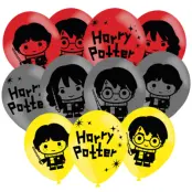 Ballonger Harry Potter Grå, Röd&Gul 6-pack