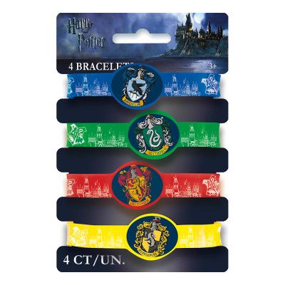Harry Potter Silikonarmband - 4-pack