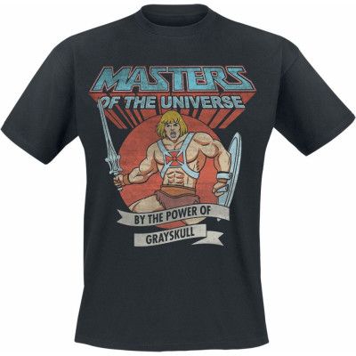 Masters Of The Universe - Anime T-shirt - He-Man - By the Power of Castle Greyskull - S M - för Herr - flerfärgad