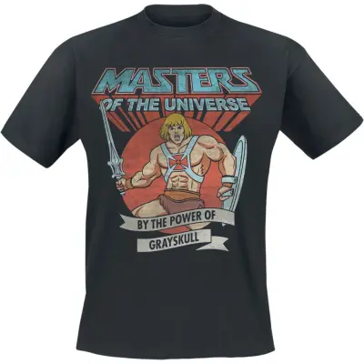 Masters Of The Universe - Anime T-shirt - He-Man - By the Power of Castle Greyskull - S M - för Herr - flerfärgad