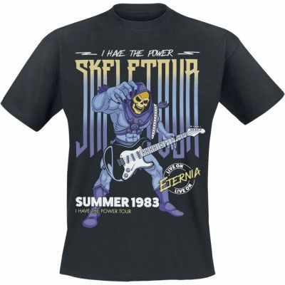 Masters Of The Universe - Anime T-shirt - Skeletor - SkeleTour 83 - S L - för Herr - svart