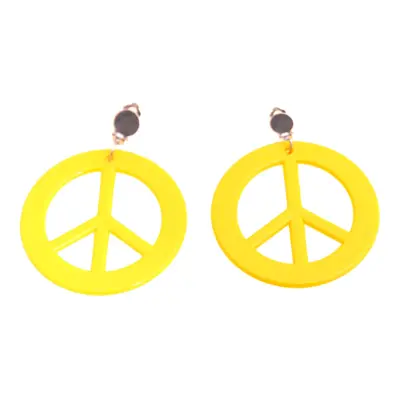 Örhängen Peace UV Neongula - 2-pack