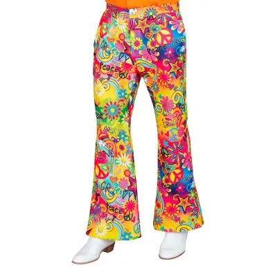 60-tals Hippie Byxor Herr - Large/X-Large