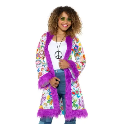 60-tals Hippie Kappa - Medium