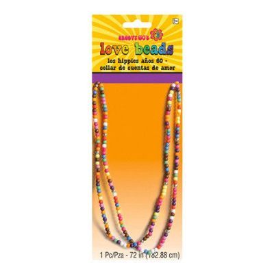 60-tals Hippie Pärlhalsband