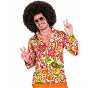 60's Blommig Hippie Maskeraddräkt Skjorta för Herrar
