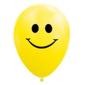 Ballonger Smiley Gul 8-pack