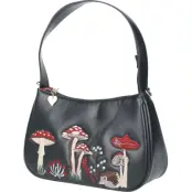 Banned Retro Handväska - Woodland Hippie Vibes - för Dam - svart/flerfärgad