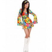 Flower Power Girl - Hippie Kostym