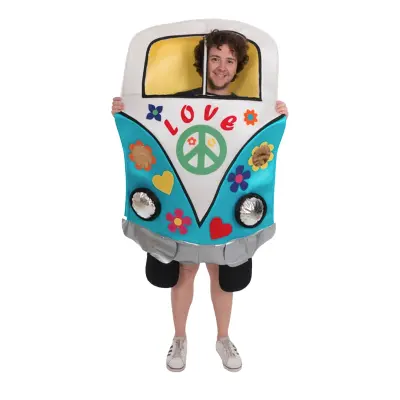 Hippie Campervan Maskeraddräkt - One size