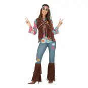 Hippie Dam Maskeraddräkt - Medium