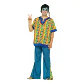 Hippie Dude Plus-size Maskeraddräkt - Utgå