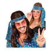 Hippie Pannband - Mandala Blå