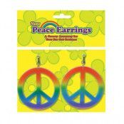 Hippie Peace Örhängen - 2-pack
