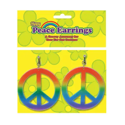 Hippie Peace Örhängen - 2-pack