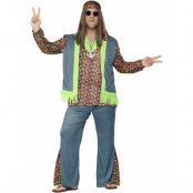 Mister Woodstock Hippie Kostym