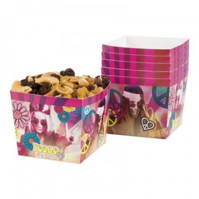 Pappersskålar Hippie