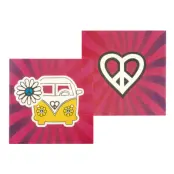 Servetter Hippie - 12-pack