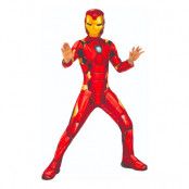 Marvel Iron Man Deluxe Barn Maskeraddräkt - Medium
