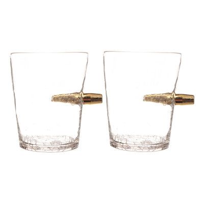 Spruckna Shotglas med Patron - 2-pack