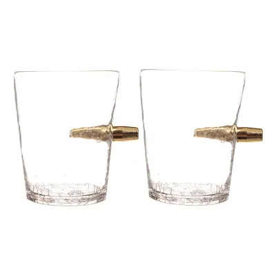 Spruckna Shotglas med Patron - 2-pack
