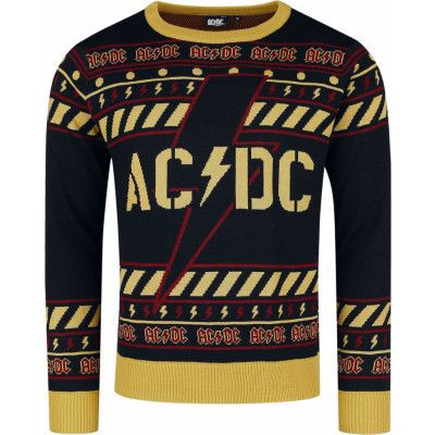 AC/DC Christmas jumper - Holiday Sweater - M 3XL - för Herr - flerfärgad