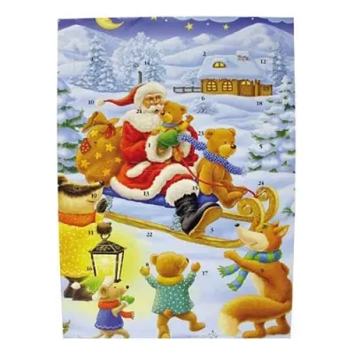 Adventskalender Juliga Motiv - 50 gram