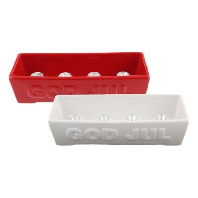 Adventslåda God Jul - Röd