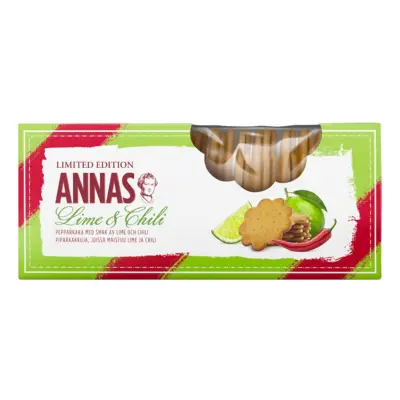 Annas Pepparkakor Lime & Chili - 150 gram