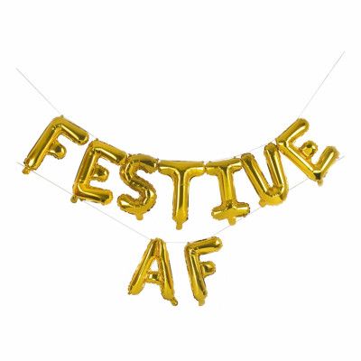 Ballonggirlang Festive Af Guld Metallic