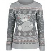 Bambi - Disney Christmas jumper - Stampe - M XL - för Dam - grå