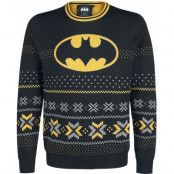 Batman Christmas jumper - Logo - S XXL - för Herr - svart