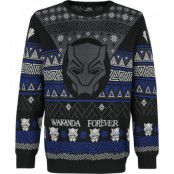 Black Panther - Disney Christmas jumper - Wakanda Forever - L XXL - för Herr - flerfärgad