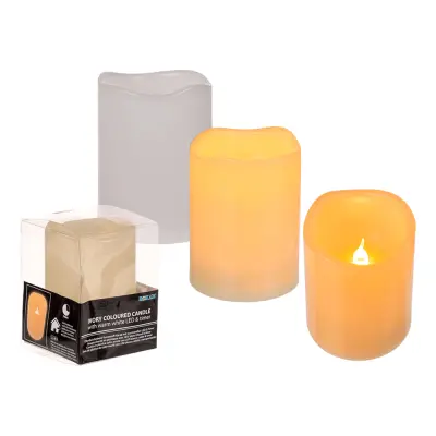 Blockljus LED Elfenben - Liten