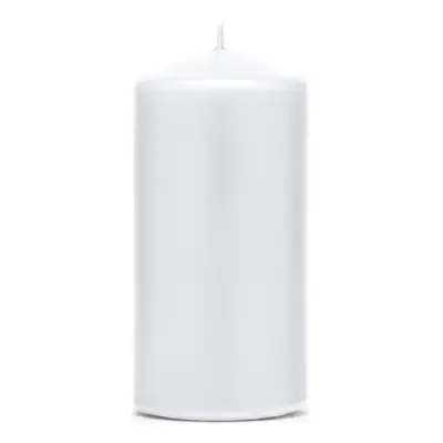 Blockljus Matt Vit - Mellan