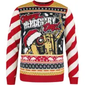 Borderlands - gaming Christmas jumper - 3 - Claptrap - Happy Mercenary Day - S M - för Herr - flerfärgad