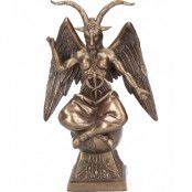 Bronsfärgad Baphomet Figur 24 cm