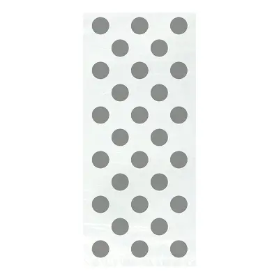 Cellofanpåsar Silver Prickiga - 20-pack