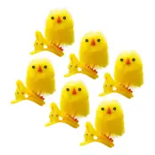 Chenillekycklingar med Clips - 6-pack