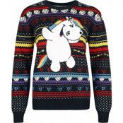 Chubby Unicorn - Enhörning Christmas jumper - Pummeleinhorn - Cookie - S XXL - för Dam - flerfärgad