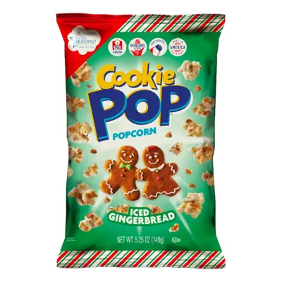Cookie Pop Iced Gingerbread Popcorn - 149 gram