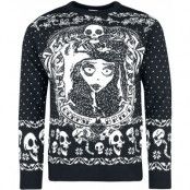 Corpse Bride Christmas jumper - Bride Skulls - S XXL - för Herr - flerfärgad