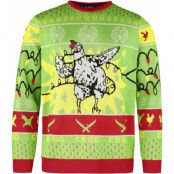 Counter-Strike - gaming Christmas jumper - Global Offensive - CS:GO - Chicken - S XXL - för Herr - flerfärgad