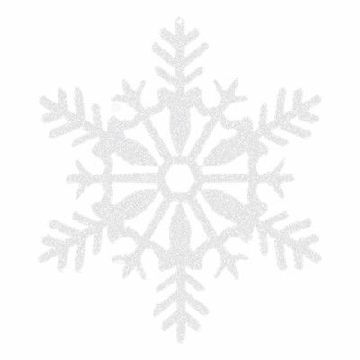 Cutouts Glittriga Snöflingor